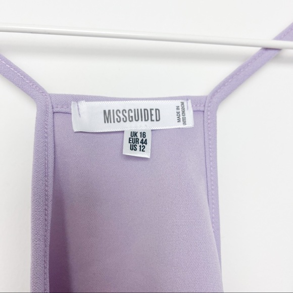 Lavender Ruffle Tank Crop Top - Picture 3 of 6